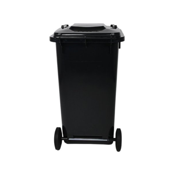 Engels 2-hjulet affaldsbeholder MGB 240 Liter i m�rkegr� plast