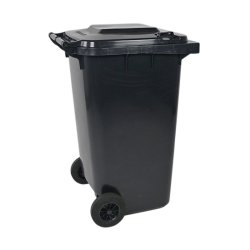 Engels 2-hjulet affaldsbeholder MGB 240 Liter i m�rkegr� plast