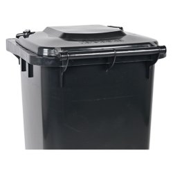 Engels 2-hjulet affaldsbeholder MGB 240 Liter i m�rkegr� plast