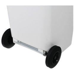 Engels 2-hjulet affaldsbeholder MGB 240 Liter i hvid plast