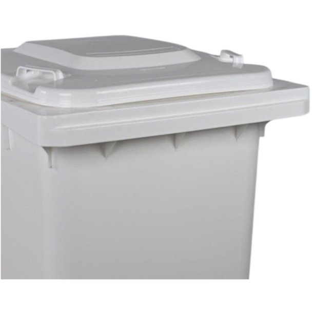 Engels 2-hjulet affaldsbeholder MGB 240 Liter i hvid plast