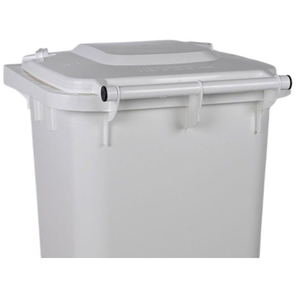 Engels 2-hjulet affaldsbeholder MGB 240 Liter i hvid plast