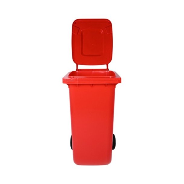 Engels 2-hjulet affaldsbeholder MGB 240 Liter i r�d plast