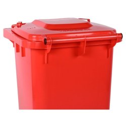 Engels 2-hjulet affaldsbeholder MGB 240 Liter i r�d plast