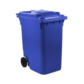 Engels 2-hjulet affaldsbeholder MGB 360 Liter i bl� plast