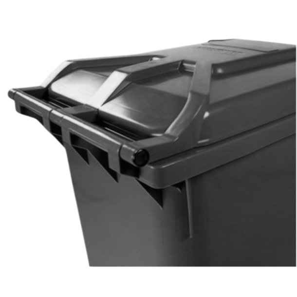 Engels 2-hjulet affaldsbeholder MGB 360 Liter i m�rkegr� plast