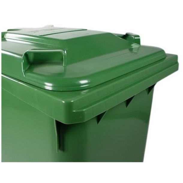 Engels 2-hjulet affaldsbeholder MGB 360 Liter i gr�n plast