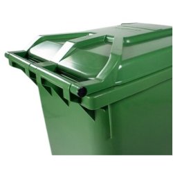 Engels 2-hjulet affaldsbeholder MGB 360 Liter i gr�n plast