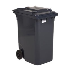 Engels 2-hjulet affaldsbeholder MGB 360 Liter i m�rkegr� plast