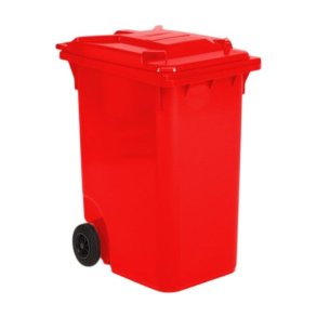 Engels 2-hjulet affaldsbeholder MGB 360 Liter i r�d plast