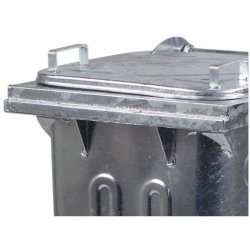 Engels St�l skraldespand 120L med st�ll�g og 2 hjul