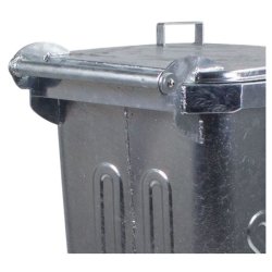 Engels St�l skraldespand 120L med st�ll�g og 2 hjul