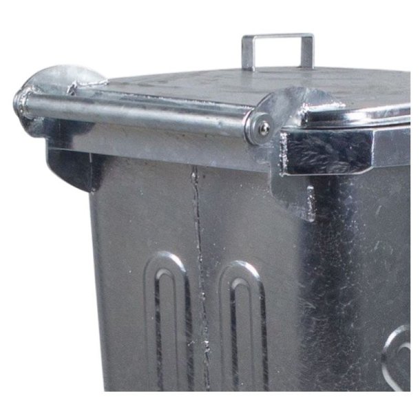 Engels St�l skraldespand 120L med st�ll�g og 2 hjul