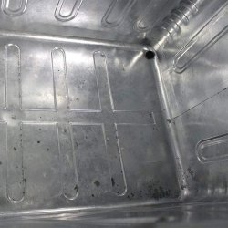 Engels St�lcontainer 1100L med rundt st�ll�g og 4 hjul