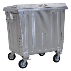 Engels St�lcontainer 1100L med forst�rket st�ll�g og 4 hjul