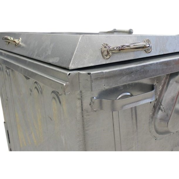 Engels St�lcontainer 1100L med forst�rket st�ll�g og 4 hjul