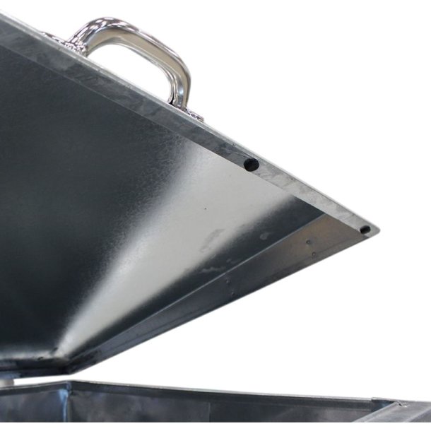 Engels St�lcontainer 1100L med forst�rket st�ll�g og 4 hjul