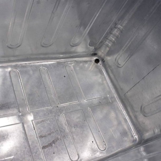 Engels St�lcontainer 1100L med forst�rket st�ll�g og 4 hjul