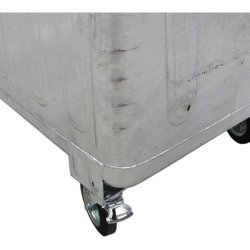 Engels St�lcontainer 1100L med forst�rket st�ll�g og 4 hjul