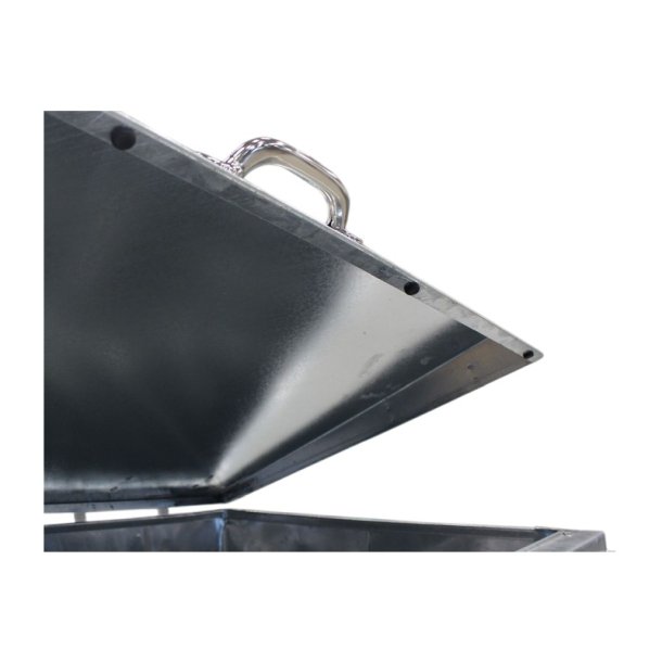 Engels St�lcontainer 660L med forst�rket st�ll�g og 4 hjul