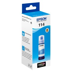 Epson original blkbeholder T114 - Ecotank - Cyan - 70 ml - ET-8500/ET-8550