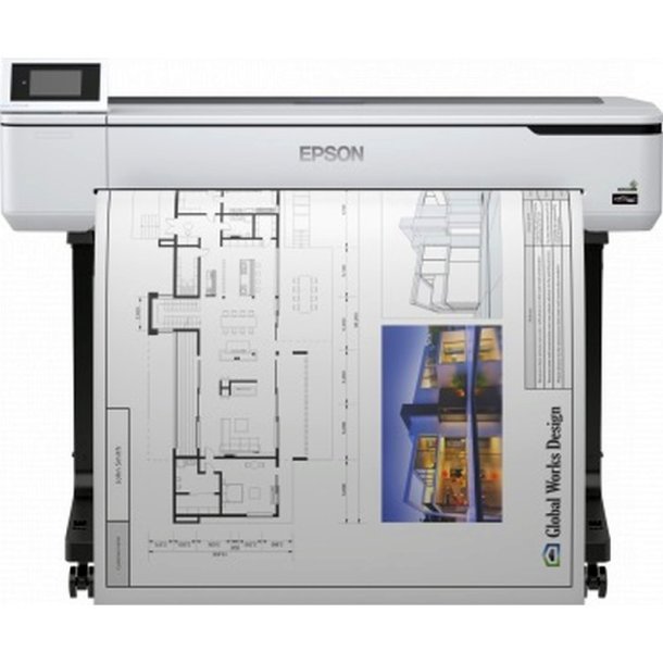 Epson SureColor SC-T5100 - 36'' - storformatsprinter - Rulle 914mm - USB/Lan - skrer/stativ