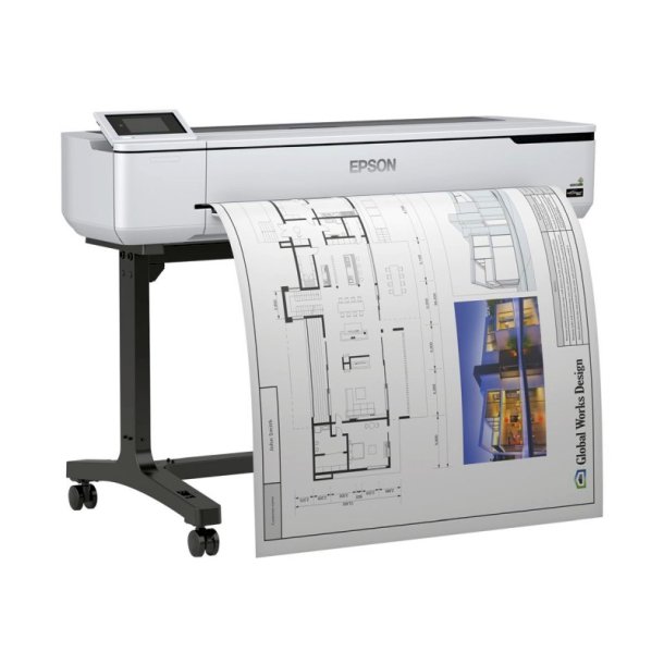 Epson SureColor SC-T5100 - 36'' - storformatsprinter - Rulle 914mm - USB/Lan - skrer/stativ