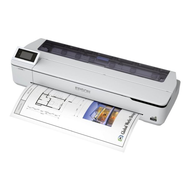 Epson SureColor SC-T5100N - 36'' - storformatsprinter - blk - 914mm - WiFi, USB, Lan - u/stativ