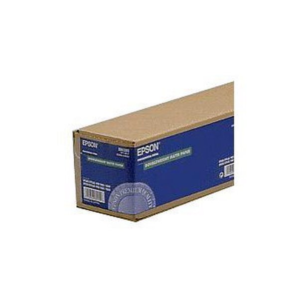 Epson 24" Doubleweight mat Paper - digegreve-certificeret - 180 g/m&sup2; - 610mm x 25m - 1 rulle papir 