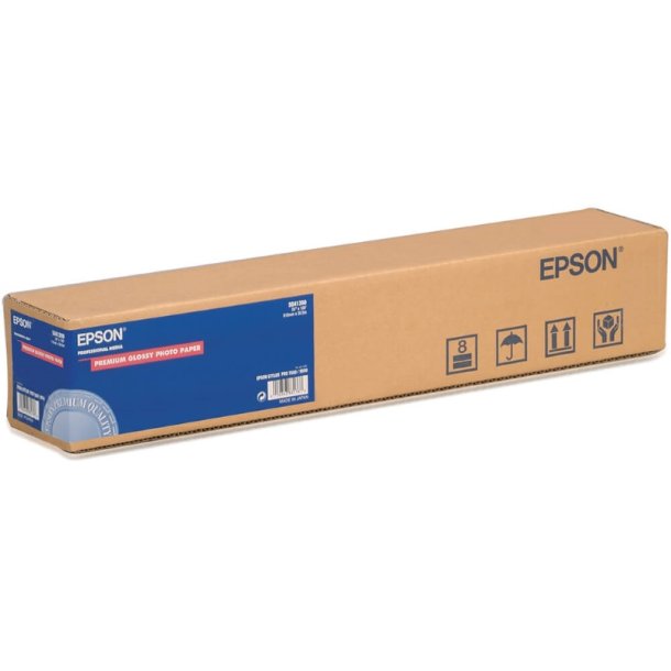 Epson 24" Premium Glossy Foto papir - 610mm x 30,5m - 165 g/m&sup2; - 1 rulle papir 