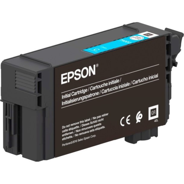 Epson original blkpatron T40C - cyan - 26 ml - UltraChrome XD2