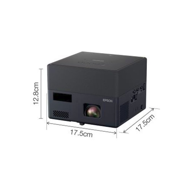 Epson EF-12 - Smart mini projektion TV - laser - 1000 Lumen - Fuld HD - 16:9 - sort