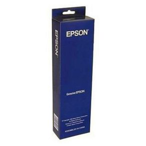 Epson original Farveb�nd/Ribbon S015 SIDM - sort - 2 millioner tegn - LQ 1000/1170/1500/1600