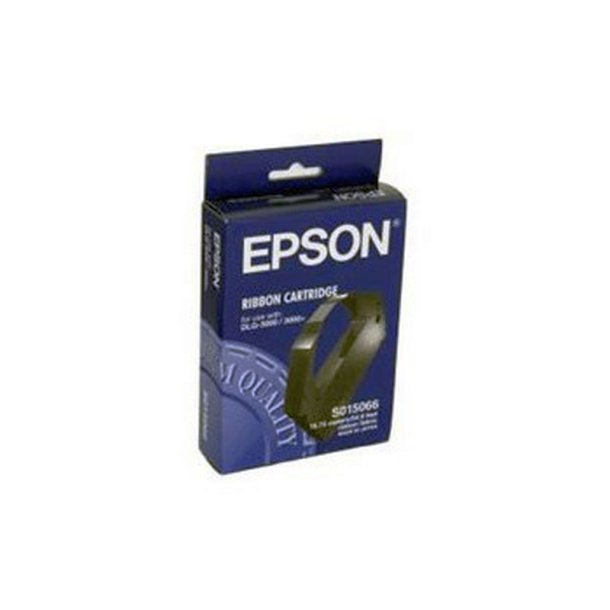 Epson original Farvebnd/Ribbon S015 SIDM - sort - 6 millioner tegn - DLQ-3000/3500