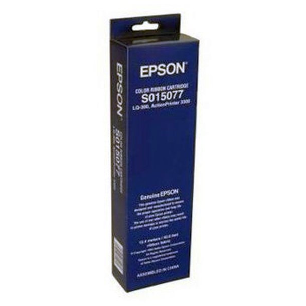 Epson original Farvebnd/Ribbon S015 SIDM - farve - 1 million tegn - DLQ-300