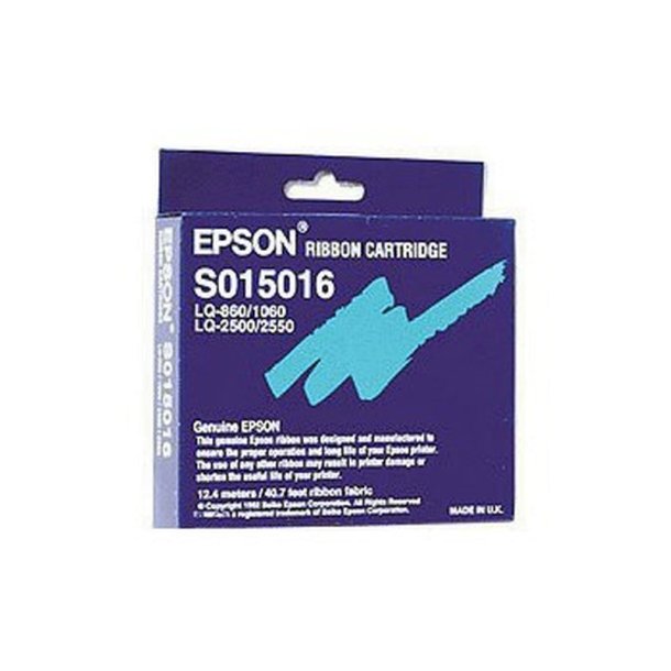 Epson original Farvebnd/Ribbon S015 SIDM - sort - 2 millioner tegn - LQ-1060/2500/670/680/860