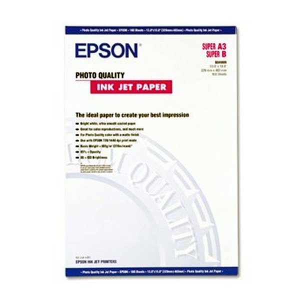 Epson A2 Photo Quality Ink Jet Papir - Mat - belagt - A2 420mm x 594mm - 105 g/m&sup2; - 30 ark