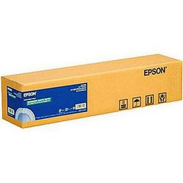 Epson 17" Premium - Satin Canvas - 432mm x 12,2m - 350g/m&sup2; - 1 rulle papir