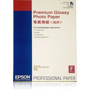 Epson A2 Premium Glossy Foto papir - 420mm x 594mm - 255 g/m² - 25 ark fotopapir
