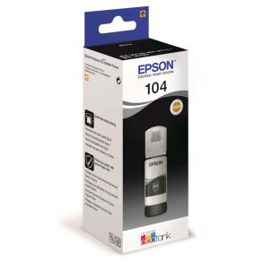 Epson original blkbeholder T104 - EcoTank - sort - 65 ml