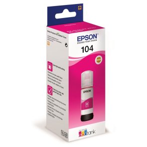 Epson original blkbeholder T104 - EcoTank - Magenta - 65 ml