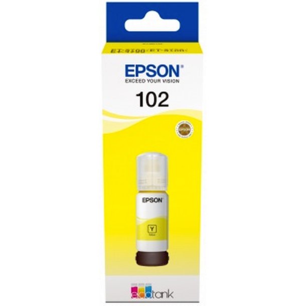 Epson original blkbeholder T102 - Ecotank - Yellow - 70 ml