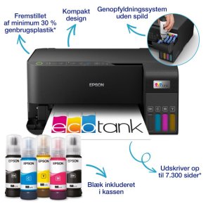 Epson EcoTank ET-2830 - A4 Farve genopfyldelig blk Multifunktions printer