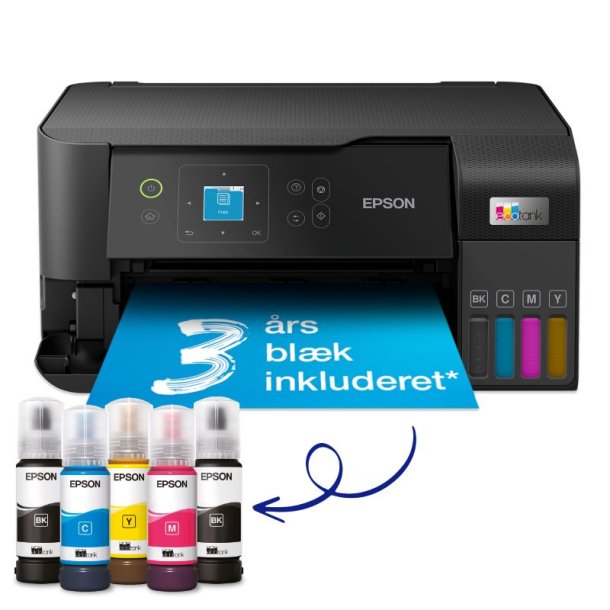 Epson EcoTank ET-2840 - A4 - farve - blk - genopfyldelig - Multifunktions printer