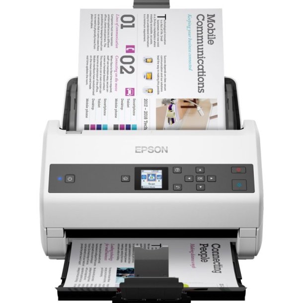 Epson WF DS-870 - Dokument scanner - A4 - Duplex - 600x600 dpi - 65 s/minut - USB