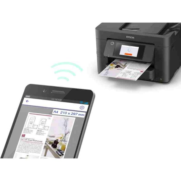 Epson WF Pro WF-4820DWF - A4 - Farve - Blk - Multifunktions Printer