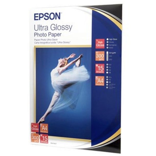 Epson Fotopapir - A4 - Ultra glossy - 300g - 20 ark