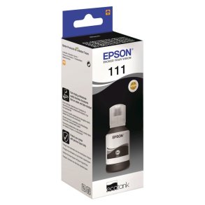 Epson original blkbeholder T111 XL - EcoTank mono - sort - 120ml
