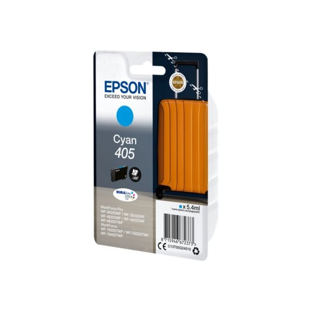 Epson original blkpatron T405 - Cyan - 5,4 ml - 405 Kuffert