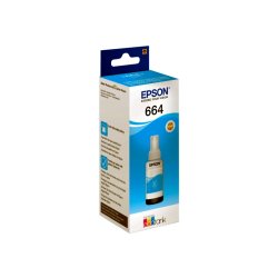 Epson original blkbeholder T664 - Ecotank - Cyan - 70 ml